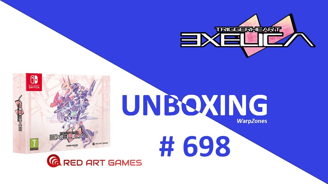 Unboxing / Déballage # 698 TriggerHeart EXELICA Collector's Edition [NSW] (Red Art)