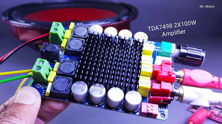 TDA7498 2X100W Amplifier | Bluetooth Amplifier