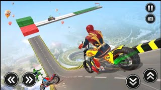 3D Mega Ramp Impossible Tracks Stunt Bike Rider Games | Best Bike Rider Game #37 - Android Gameplay screenshot 5
