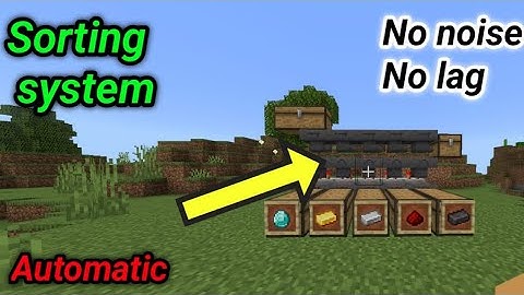 Minecraft Automatic Sorting System in Bedrock 1.21 (MCPE/Xbox/PS4/Nintendo Switch/Windows10)