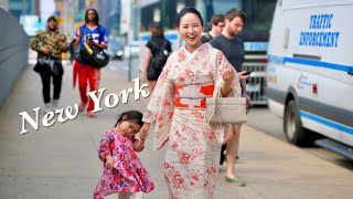 Japanese Family in NYC