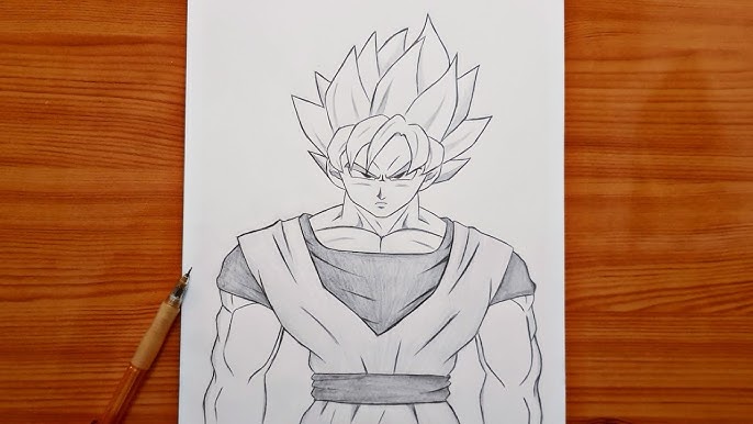Goku Super sayajin 2 - Desenho de sr_borsoli - Gartic