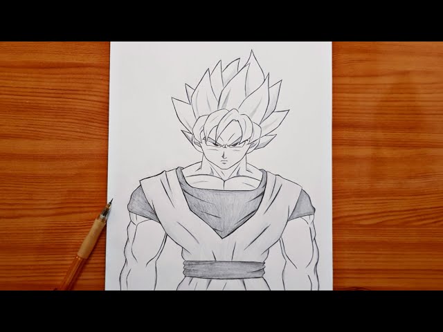 You Can Own This Original Dragon Ball Z Animation Drawing of Goku