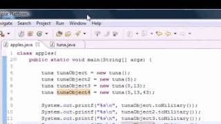 34.Java Programming Tutorial Building Objects for Constructors