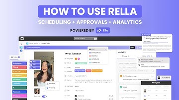 Use Rella for Content Management & Approvals w/ AI Assistant (Ella) | Social Media Managers & Teams