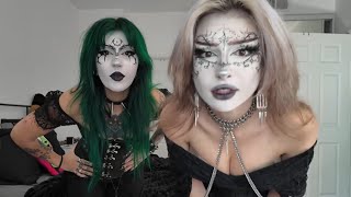 TRADGOTH MAKEUP W MY ROOMMATE MINA