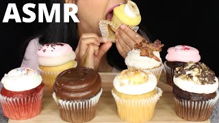 Asmr Assorted Cupcakes Eating Sounds And Whispering Mukbang Pattys Cakes And Desserts