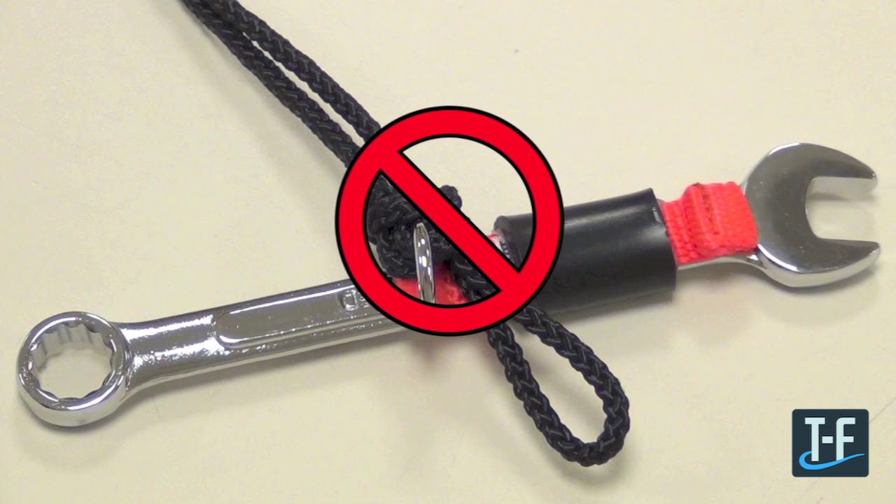 Risque FME/FOD : les lanières pour outils de Ty-Flot