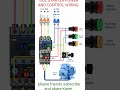 complete three phase motor starter wiring with indicator overload protection #direct online starter