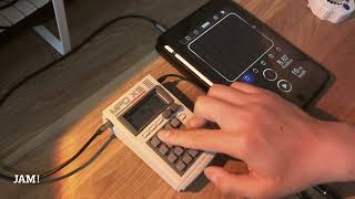 [Playing]Make a Beat Using PO-133 And iKaossilator|Teenage Engineering PO-133