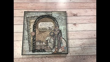 STAMPERIA SIR VAGABOND LARGE FOLIO   PROJECT SHARE SHELLIE GEIGLE JS HOBBIES