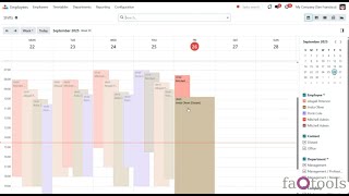 Odoo Flexible Timetables and Shifts v17 by faOtools overview