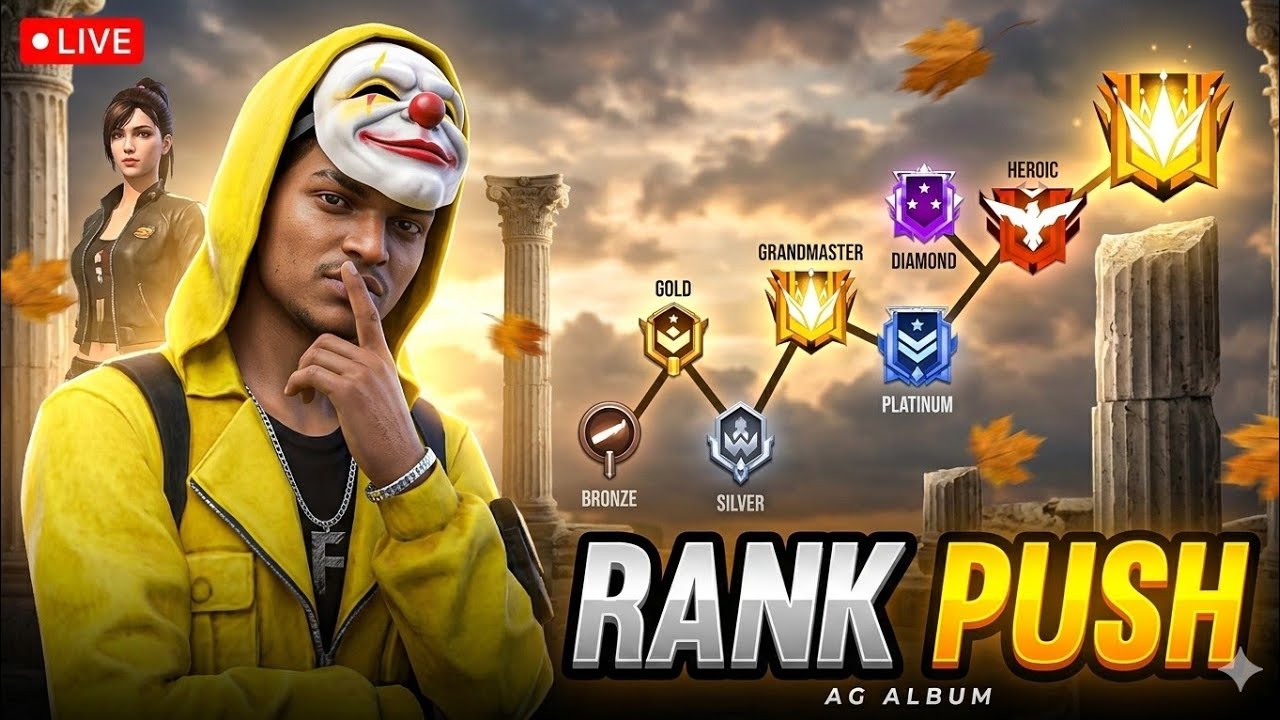 BR RANK PUSH IN LIVE STREAM WITH ( 100L VIEWS ON LIVE STREAM) - YouTube