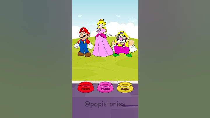 Who deserves the food in game? Mario vs Peach vs Wario