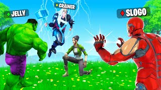 WINNING In Fortnite With ONLY SUPERHERO WEAPONS! (Overpowered)