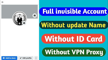 How to Make a Full Blank Id on Facebook in new update | Full Blank Id update 2022 | Blank Id update