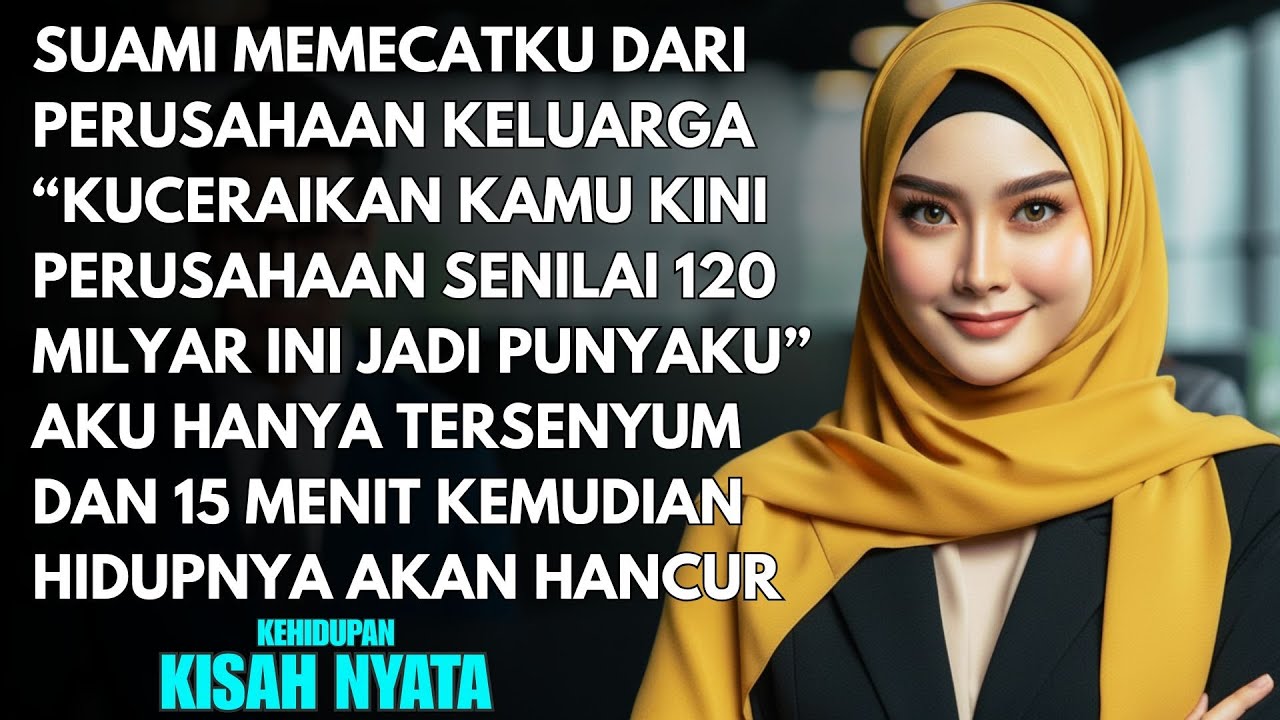 SUAMI MEMECATKU BERUSAHA MEREBUT PERUSAHAAN KELUARGAKU DAN MENCERAIKANKU - TAPI 15 MENIT KEMUDIAN...