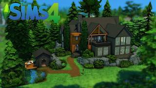 SECLUDED MODERN CABIN 🏠🌲The Sims 4 Stop Motion
