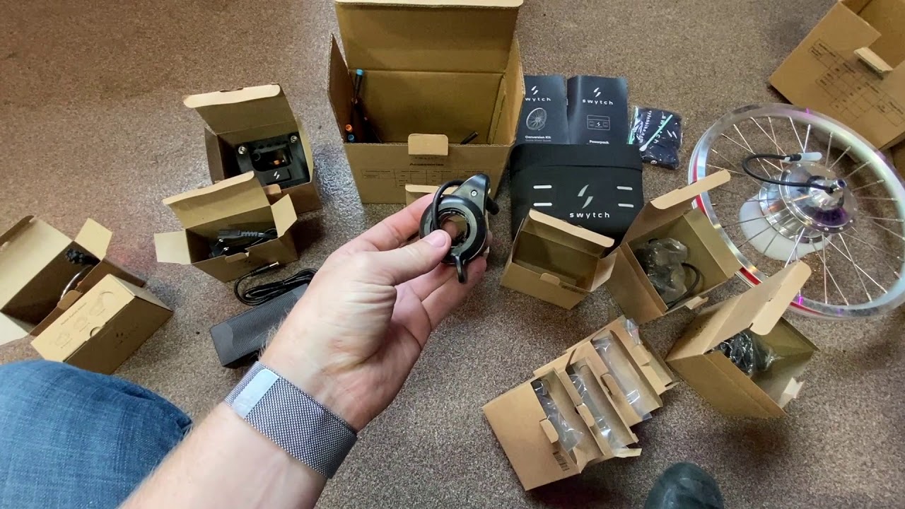 Installing a SWYTCH electric conversion kit on my brompton folding bike