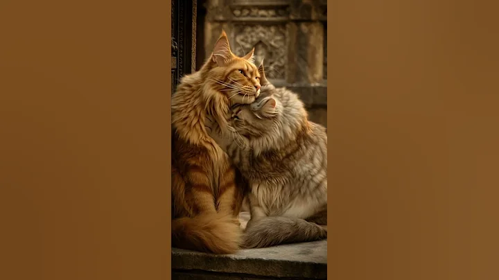 Video 11126521: maine coon cat meets, cats love catlover