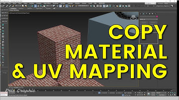 Copy Material And Mapping in 3dsMax