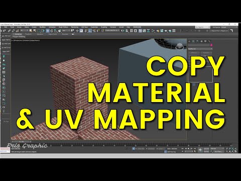 Copy Material And Mapping in 3dsMax