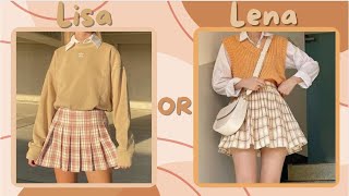 Lisa or Lena (preppy edition)🌷