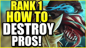 (CHALLENGER ELO) THE RANK 1 PYKE SHOWS YOU HOW TO ABSOLUTELY DESTROY PRO PLAYERS!