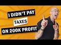 I didn't pay taxes on 200k profit from a house flip! #Shorts