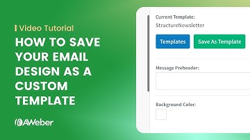 How to Save Your Email Design as a Template