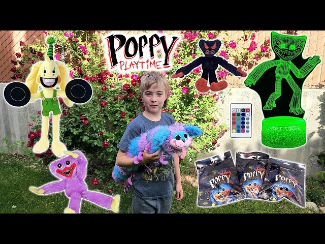 New Poppy Playtime Plush & Toys! PJ Pug-A-Pillar, Bunzo, Blind Bags, Huggy  Wuggy.exe & Night Light 