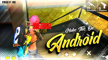 MAKE THIS FREE FIRE THUMBNAIL ON ANDROID🔥!