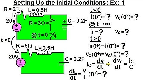Electrical Engineering: Ch 9: 2nd Order Circuits (4 of 76) Setting Up the Initial Conditions: Ex 1