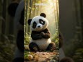 Why Pandas Can Hold Bamboo Like Humans? #shorts #youtubeshorts #facts #panda #viralshorts