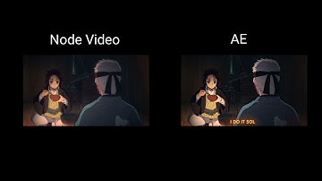 Node Video vs After Effects Solo | Demon Slayer  side by side comparison (@6ft3)