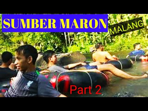 wisata-sumber-maron---main-perahu-ban-sampai-tengelam-hanyut