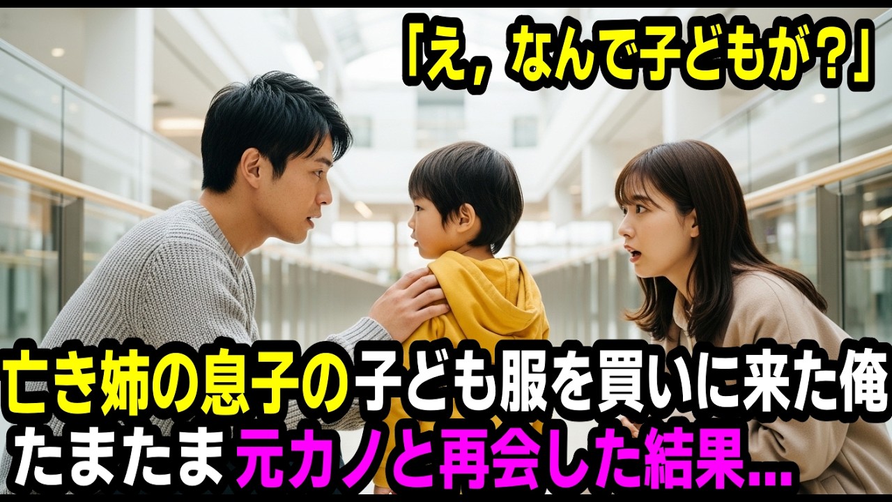 亡き姉の息子の子ども服を買いに来た俺。たまたま元カノと再会した結果…