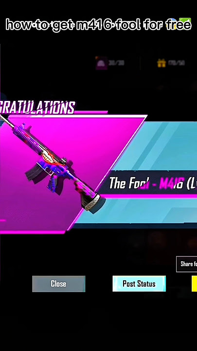 m416 fool for free | m416 free me kaise le #bgmi #pubgmobile #pubg