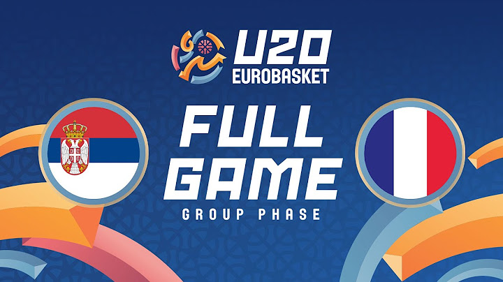 Group Phase | Serbia v France | Full Basketball Game | FIBA U20 EuroBasket 2025