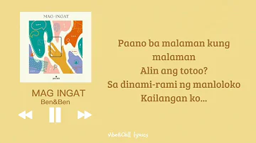 Ben&Ben - Mag-ingat (lyrics) | An advocacy song, for internet safety