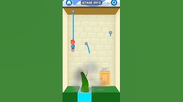 rescue cut rope puzzle stage 3913| rescue cut rope puzzle game for android and iOS #short