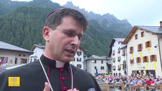Mons. Dal Cin ricorda papa Luciani a Canale d'Agordo