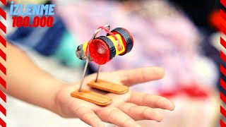 DC MOTOR İLE ROBOT YAPTIK!!! 2 MUHTEŞEM DIY FİKRİ