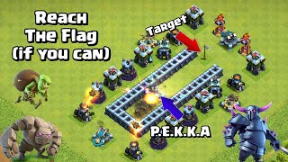 Reach The Flag Challenge | Clash of Clans Impossible Base