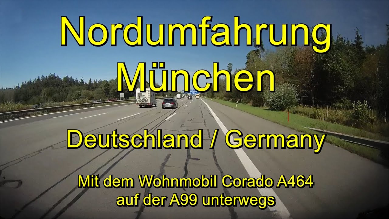 Nordumfahrung München – A99 / Deutschland / Germany – 4x-timelapse & Full length