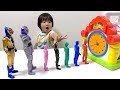 にせものリュウソウレッドにおもちゃ隠された!リュウソウジャーがすぽすぽ入っていく 恐竜 子供の寸劇 ロボットチャンネル for Kids