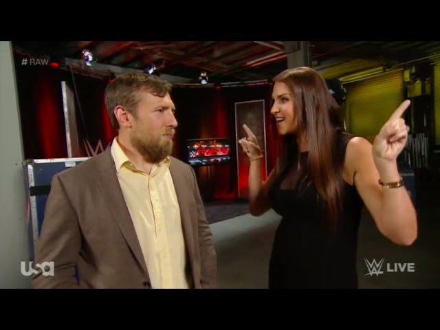 Stephanie McMahon &amp; Daniel Bryan Backstage