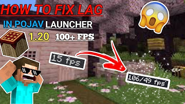 How to fix lag in 1.20 pojav launcher new secret trick 🤫 @spideygaming11
