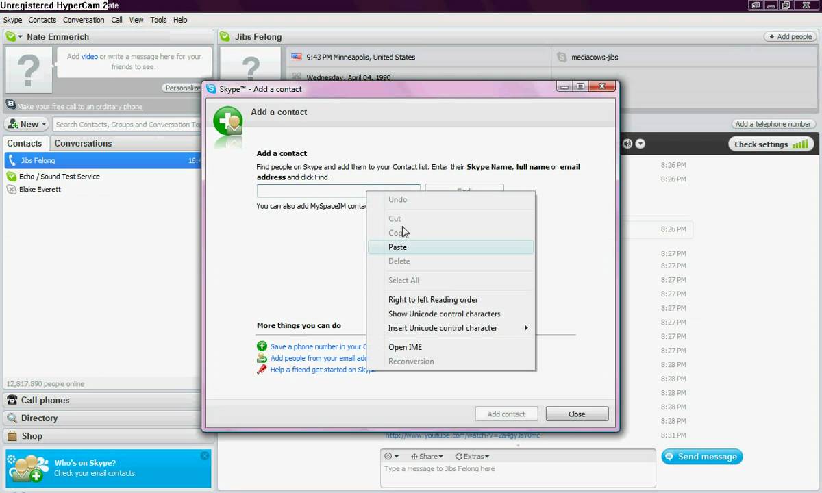 how to add people on skype