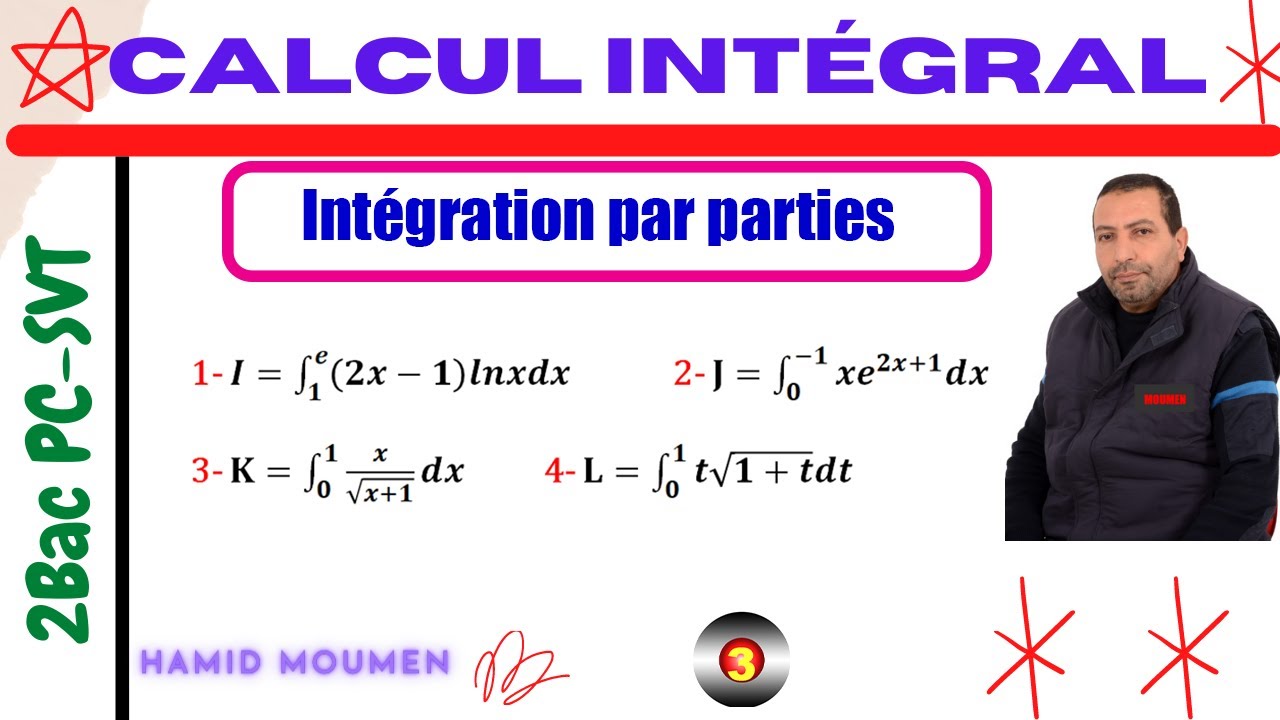 Intégration par parties||Exercice corrigé||2Bac PC et SVT